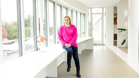 Potret van collega Amy